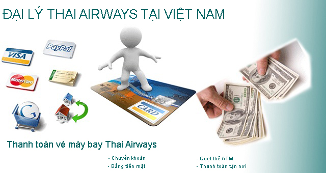 Thanh toán vé máy bay Thai Airways