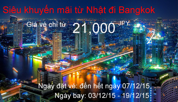 Thai Airways khuyến mãi đi Bangkok